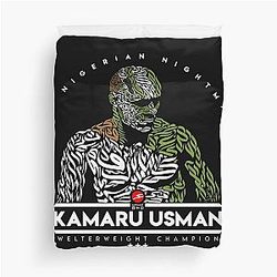 Kamaru Usman - Calligraphy Portrait - Original by Ammaart Duvet