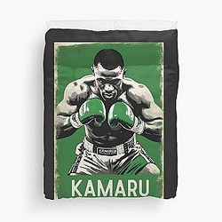 Retro Kamaru Usman Strong Mixed Martial King Nigerian Fighter Duvet Cover