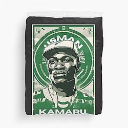 Vintage Kamaru Usman Strong Mixed Martial Arts King Nigerian Fighter Duvet Cover