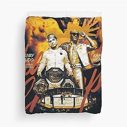 Kamaru Usman - Henry Cejudo - UFC Pound by Pound Podcast Duvet Cover