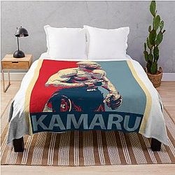 Kamaru Usman The Nigerian Nightmare Throw Blanket