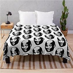 Kamaru Usman Black Throw Blanket