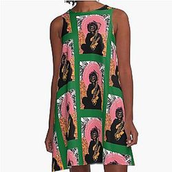 Kamasi Washington Best Men's Fashion A-Line Dress