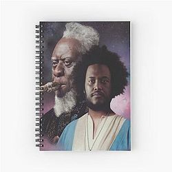 Kamasi Washington and Pharaoh Sanders Spiral Notebook