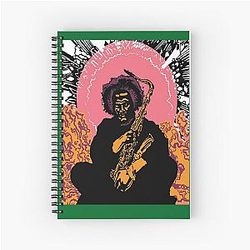 Kamasi Washington 66 Best Men Fashion Graphic Spiral Notebook