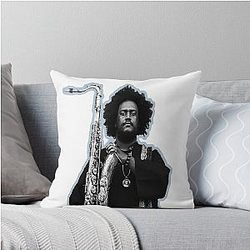 Kamasi Washington Throw Pillow