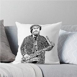 Kamasi Washington Throw Pillow