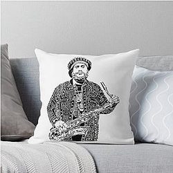Kamasi Washington Throw Pillow