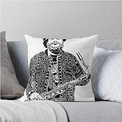Kamasi Washington Throw Pillow