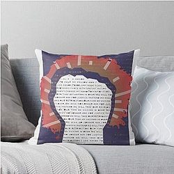 Fists of Fury -  Kamasi Washington A sonic revolution Throw Pillow