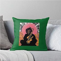 Kamasi Washington Best Men's Old Fashioned Graphic Throw Pillow