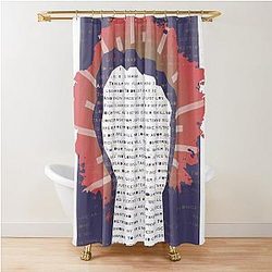 Fists of Fury - Kamasi Washington: A Sonic Revolution Shower Curtain