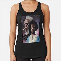 Kamasi Washington and Pharaoh Sanders Racerback Tank Top