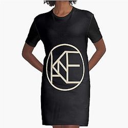 enak Kane coklat Brown| Perfect Gift|kane brown gift Graphic T-Shirt Dress