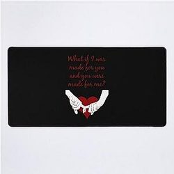 Quote Kane Brown What Ifs What If I Was Made For You And You Were Made For Mered Lightweig Desk Mat