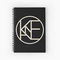 enak Kane coklat Brown| Perfect Gift|kane brown gift Spiral Notebook
