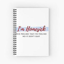 Homesick- Kane Brown Spiral Notebook