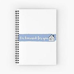 I'm Homesick for You Kane Brown Design Spiral Notebook
