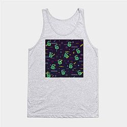 Karl Jacobs Tankbladen - Karl teken op donker patroon Tanktop TP2409