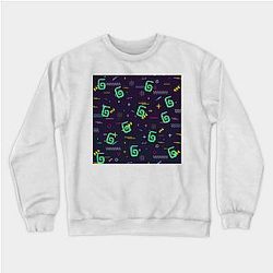 Karl Jacobs Sweatshirts - Karl teken op donker patroon Sweatshirt TP2409