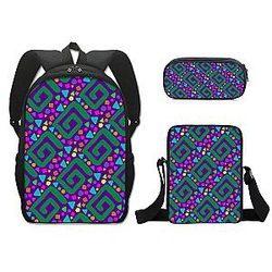 Karl Jacobs Patroon Travel Rugzak schouder Zakpenbak