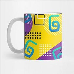 Karl Jacobs Mokken. Karl teken op patroon Mug TP2409