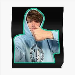 Karl Jacobs Posters - Karl Jacobs Swirl Poster RB1006