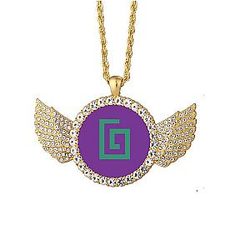 Prachtig Karl Jacobs Fashion sieraden hanger engel vleugel ketting