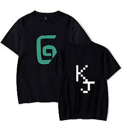 Karl Jacobs T-shirts - Karl Jacobs Tekst Logo Shirt Officiële Merch KJM0911