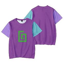 Karl Jacobs T-shirts - Karl Jacobs Multi Color Shirt Officiële Merch KJM0911