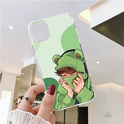 Karl Jacobs Gevallen Karl Jacobs Kikkerhoodie iPhone Case Officiële Merch KJM0911