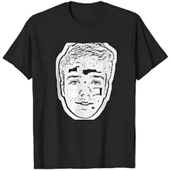 Karl Jacobs T-Shirts - Glitched Face Portrait Edition