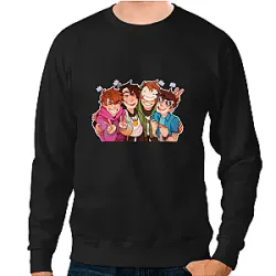 Karl Jacobs Sweatshirts - Friends Crown Cartoon Edition