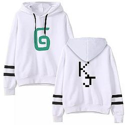 3D Logo White Version Karl Jacobs Hoodies