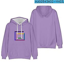 Karl Jacobs Block Design Trending Pullover Hoodie