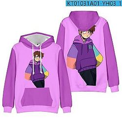Trendy Karl Jacobs Block Printed Pullover Hoodie