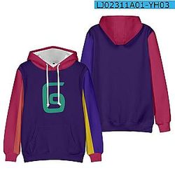 Ultra-Zacht Karl Jacobs Gedrukt Fleece Pullover Hoodie