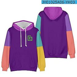Beperkte editie Karl Jacobs Blok gedrukt Pullover Hoodie