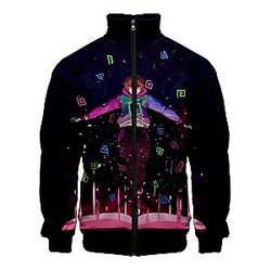 Karl Jacobs Fan Art Collar Zip 3D Jas