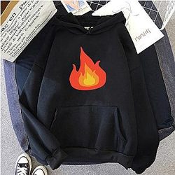 Karl Jacobs Hoodie - Karl Jacobs Fire Logo Pullover Hoodie [ID19582]