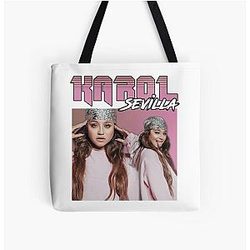 Karol Sevilla Retro Design Tote Bag