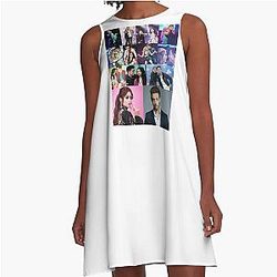 Soy Luna Karol Sevilla y Ruggero in A Line Dress