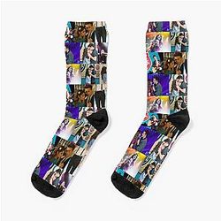 Luna Collage Socks