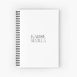 Karol Sevilla Spiral Notebook