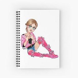 Karol Sevilla por Nada Mariposas Spiral Notebook