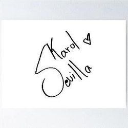 Firma Karol Sevilla