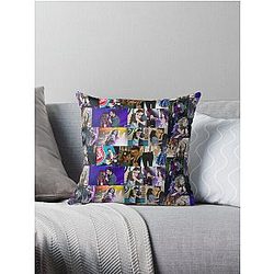Lutteo Collage Throw Pillow Soy Luna