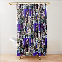 Collage shower curtain by Luna