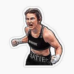 Katie Taylor Two Weight Undisputed Champion Sticker