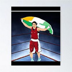 Katie Taylor Chiffon Top Poster
